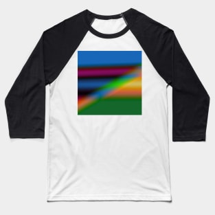 RED BLUE GREEN TEXTURE ART Baseball T-Shirt